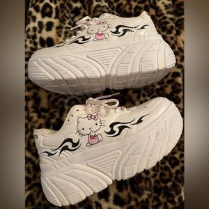 Hello kitty platform shoes